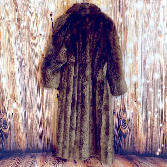 ARPIN | Canadian Full Length Fur Coat Beaver Brown - Picture 7 of 9